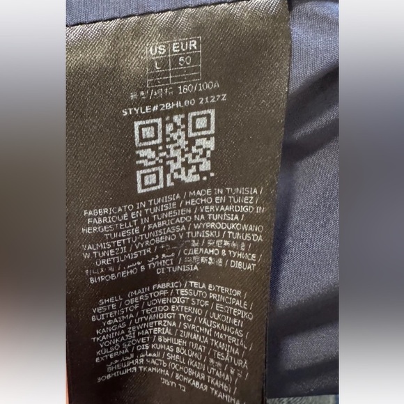 Guess Marciano Mens Jacket Sz L Formal Performance Blue Dressy Tech Work School - Picture 8 of 9